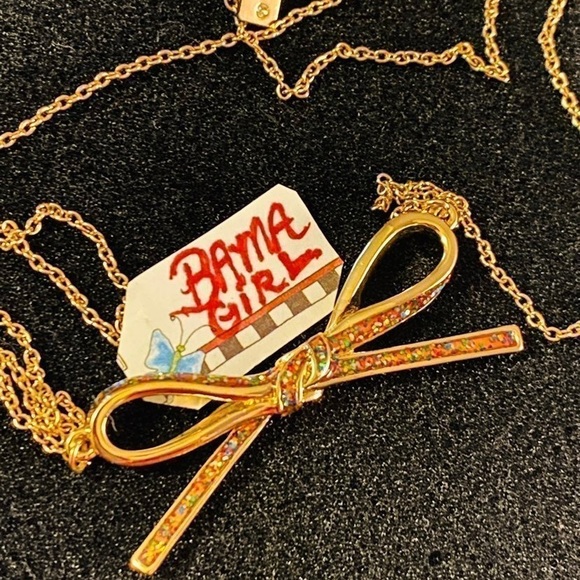 NWOT Kate Spade Rainbow Bow Necklace - Picture 3 of 12